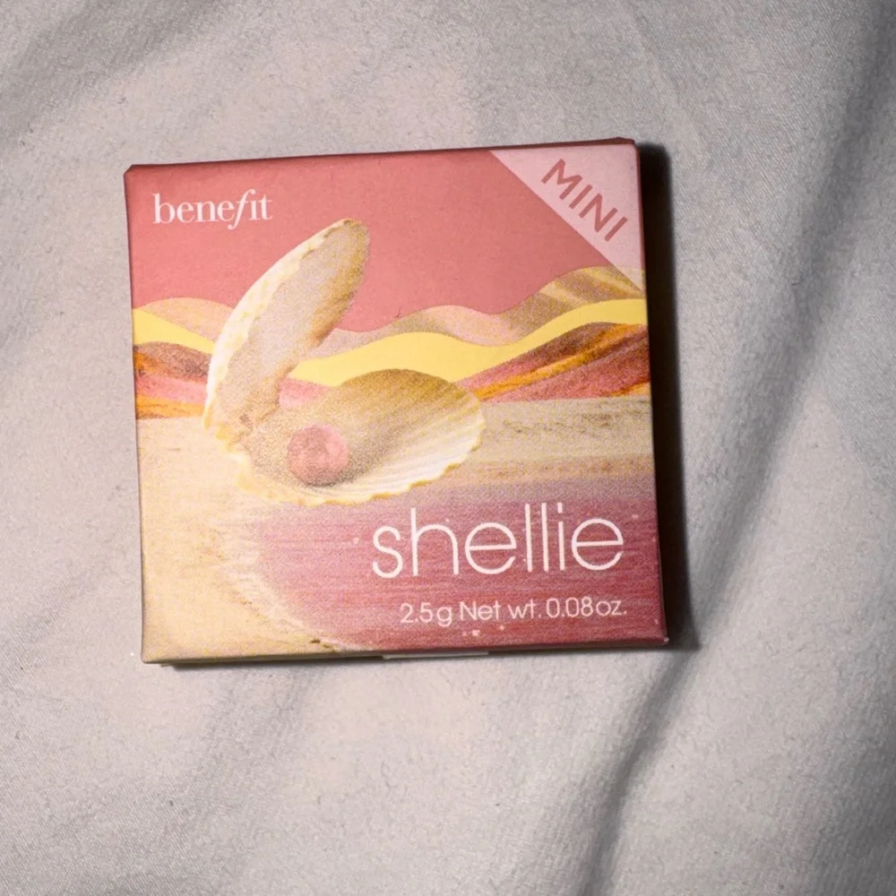 NWT Benefit Shellie Travel Size Mini Warm Seashell-Pink Blush